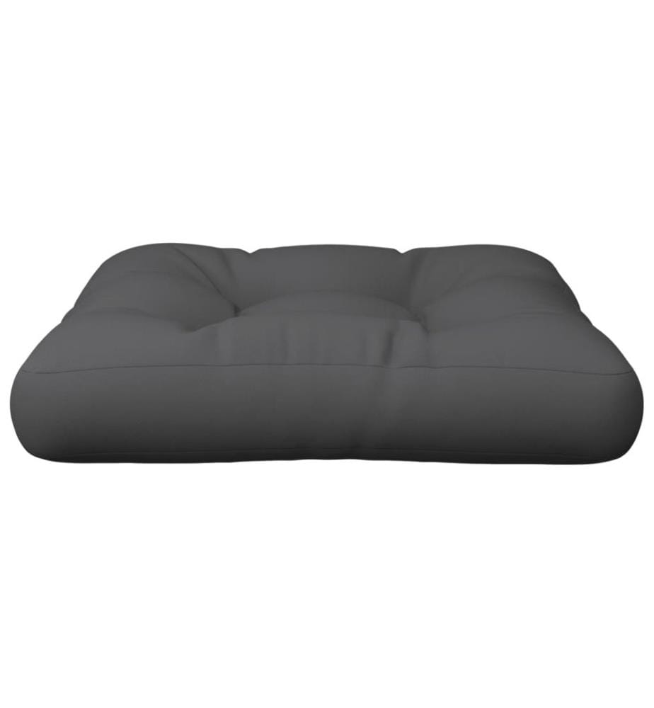 Palettenkissen Anthrazit 50x50x12 cm Stoff