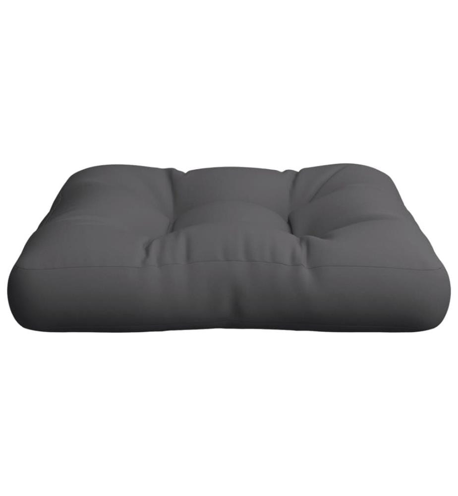 Palettenkissen Anthrazit 50x50x12 cm Stoff