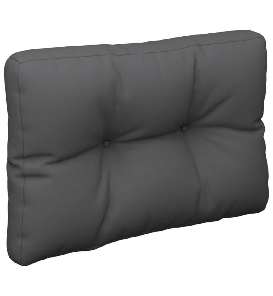 Palettenkissen Anthrazit 60x40x12 cm Stoff
