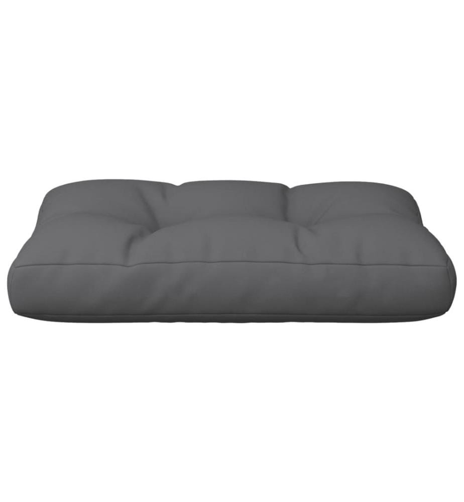 Palettenkissen Anthrazit 60x40x12 cm Stoff