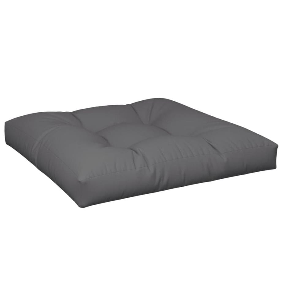 Palettenkissen Anthrazit 70x70x12 cm Stoff