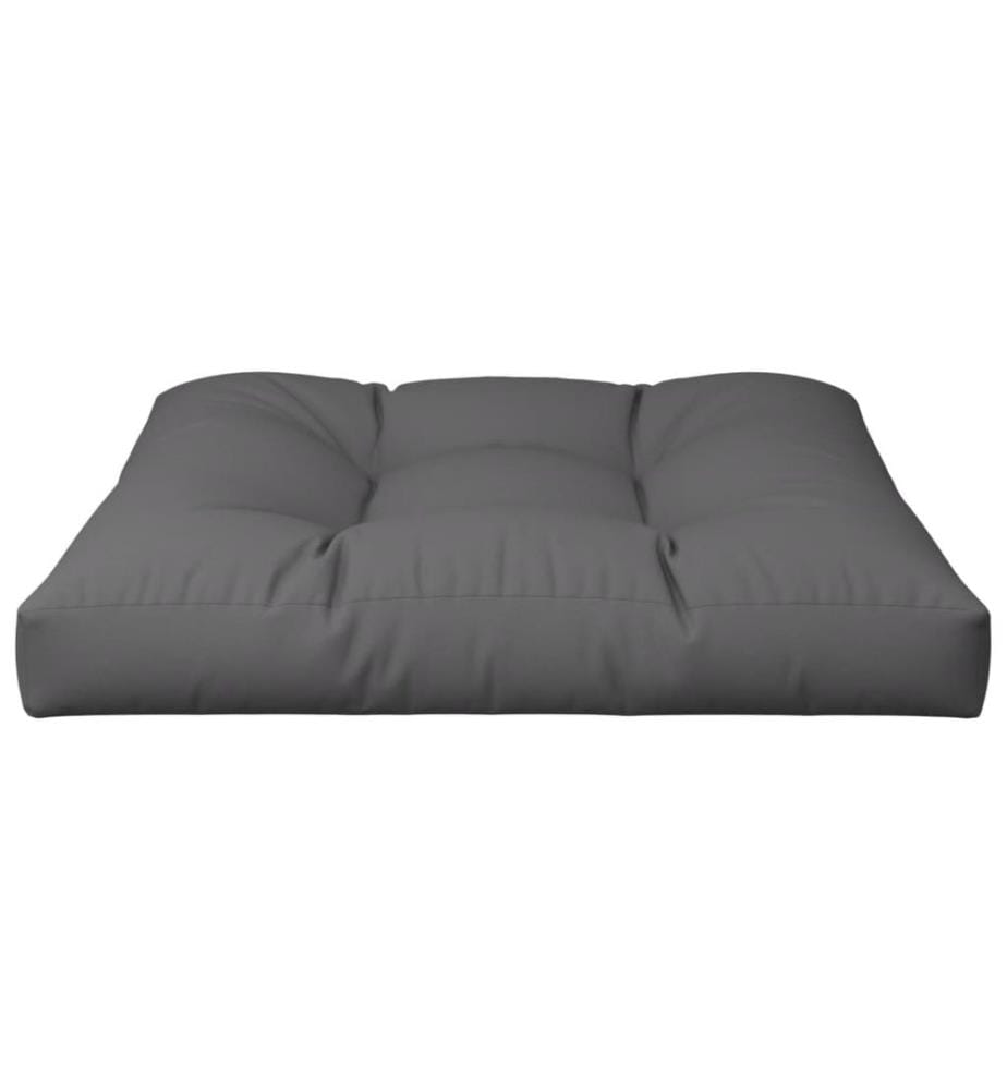 Palettenkissen Anthrazit 70x70x12 cm Stoff