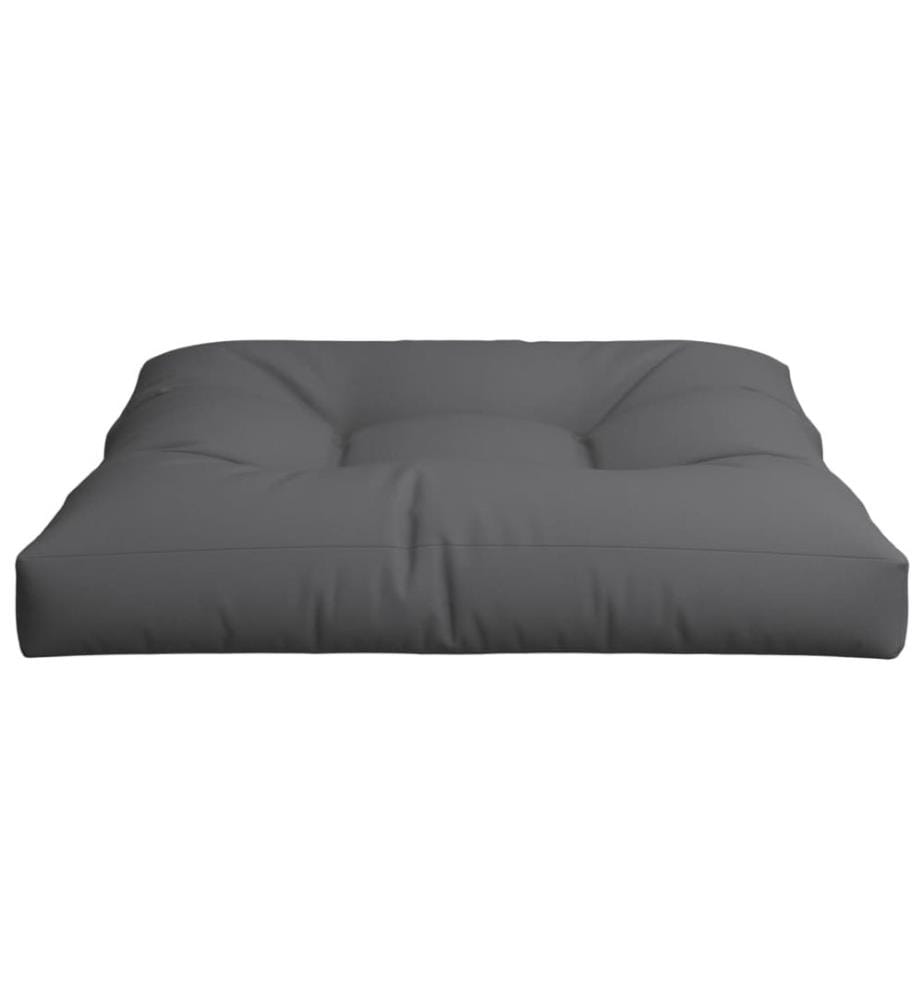 Palettenkissen Anthrazit 70x70x12 cm Stoff