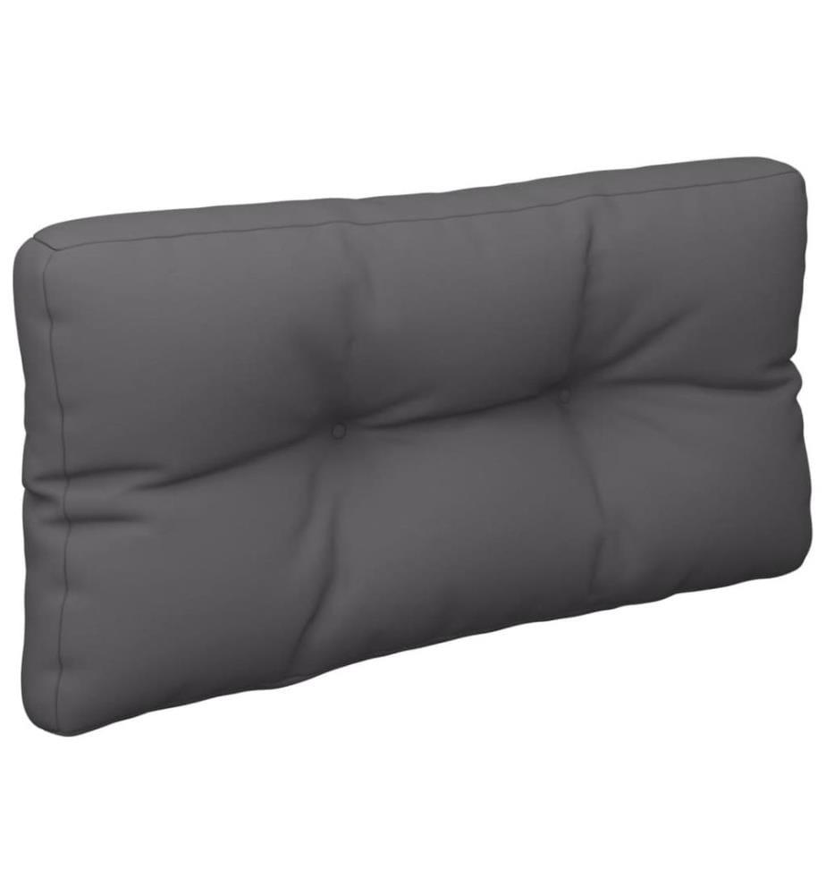 Palettenkissen Anthrazit 80x40x12 cm Stoff