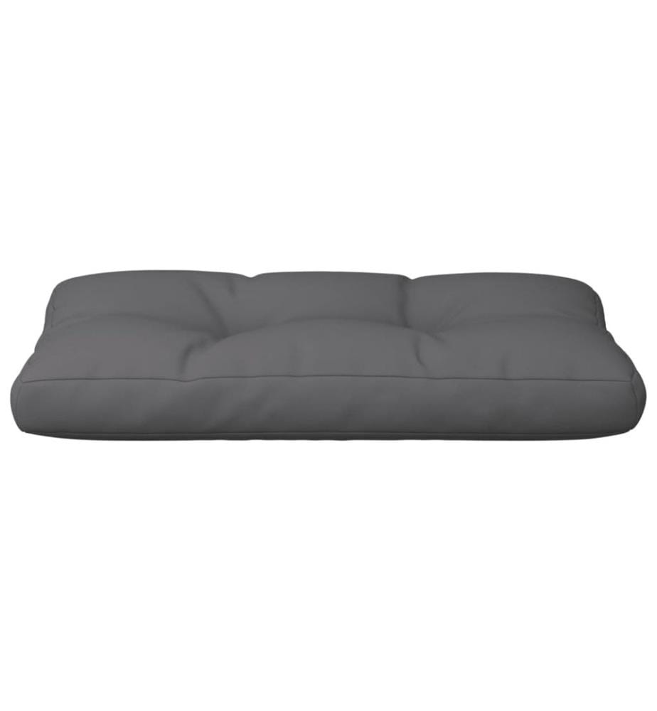 Palettenkissen Anthrazit 80x40x12 cm Stoff