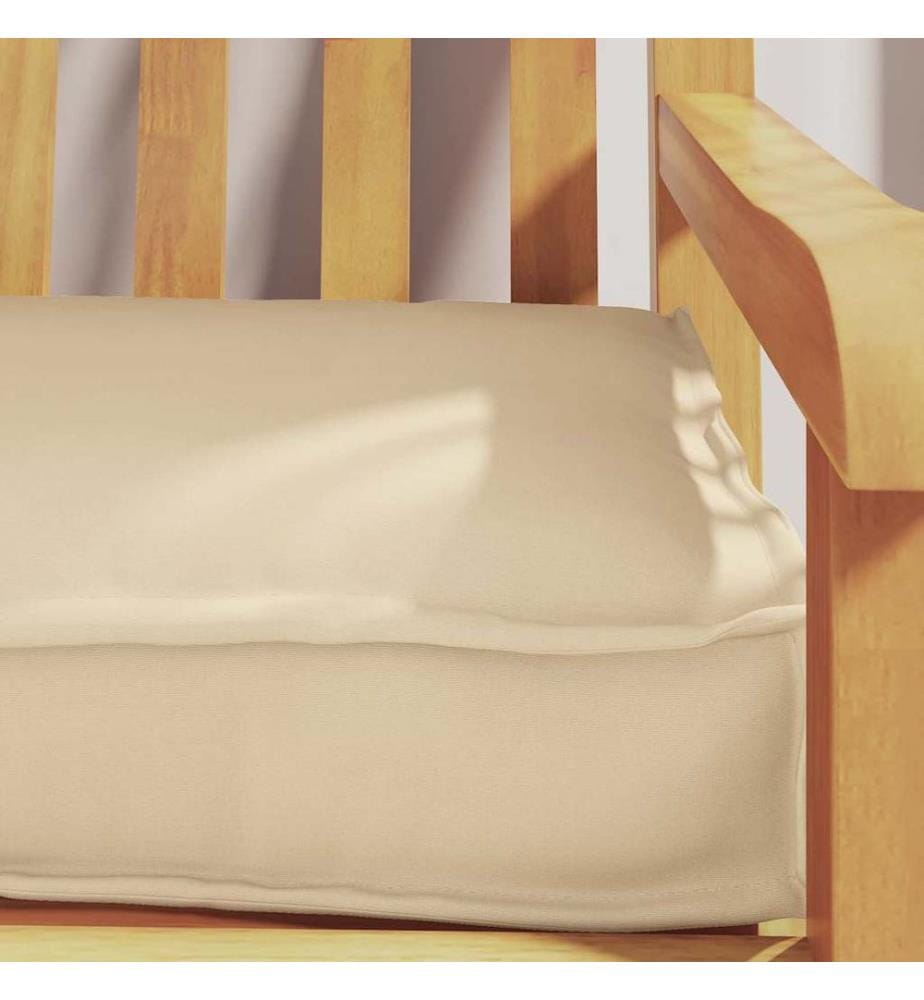 Palettenkissen Beige 180 x 40 x 8 cm Oxford-Stoff
