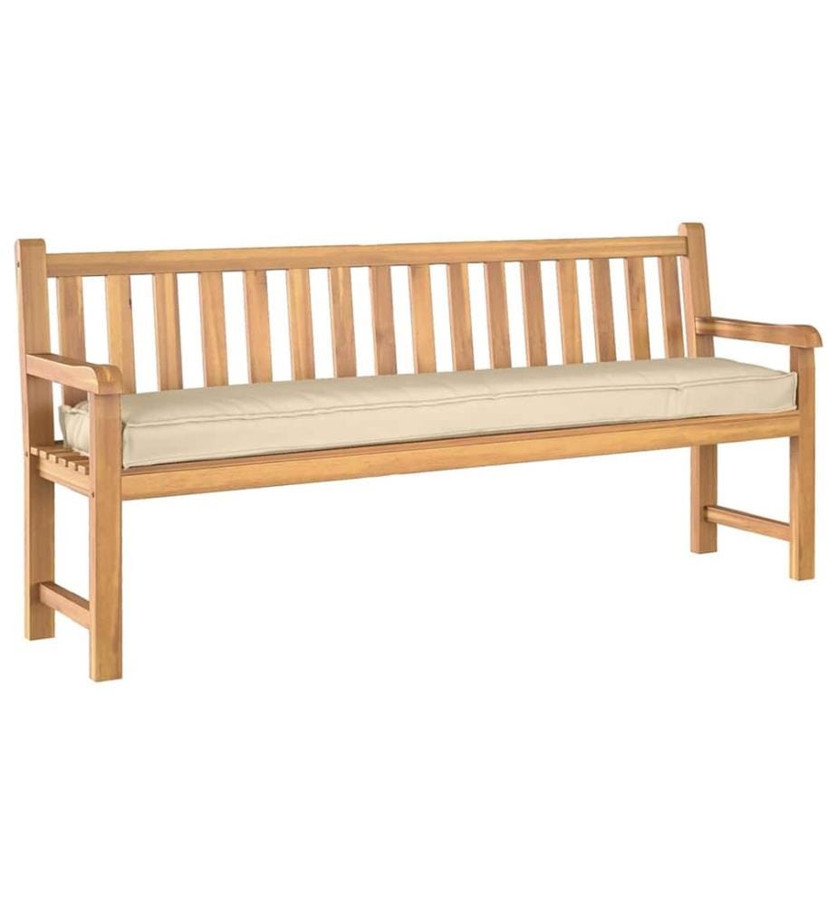Palettenkissen Beige 200 x 40 x 8 cm Oxford-Stoff