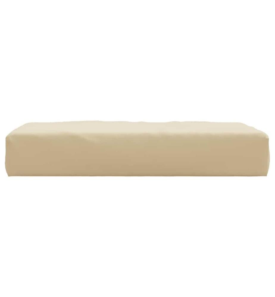 Palettenkissen Beige 60x60x8 cm Oxford-Gewebe