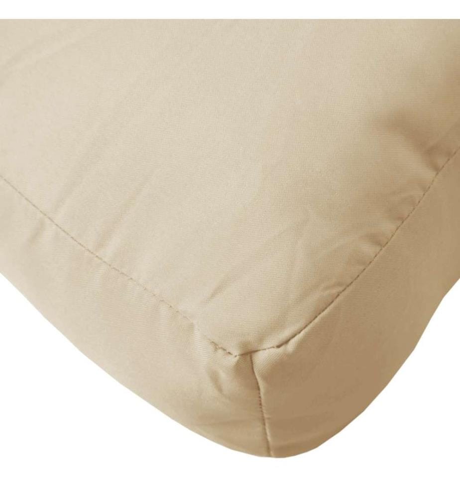Palettenkissen Beige 60x60x8 cm Oxford-Gewebe