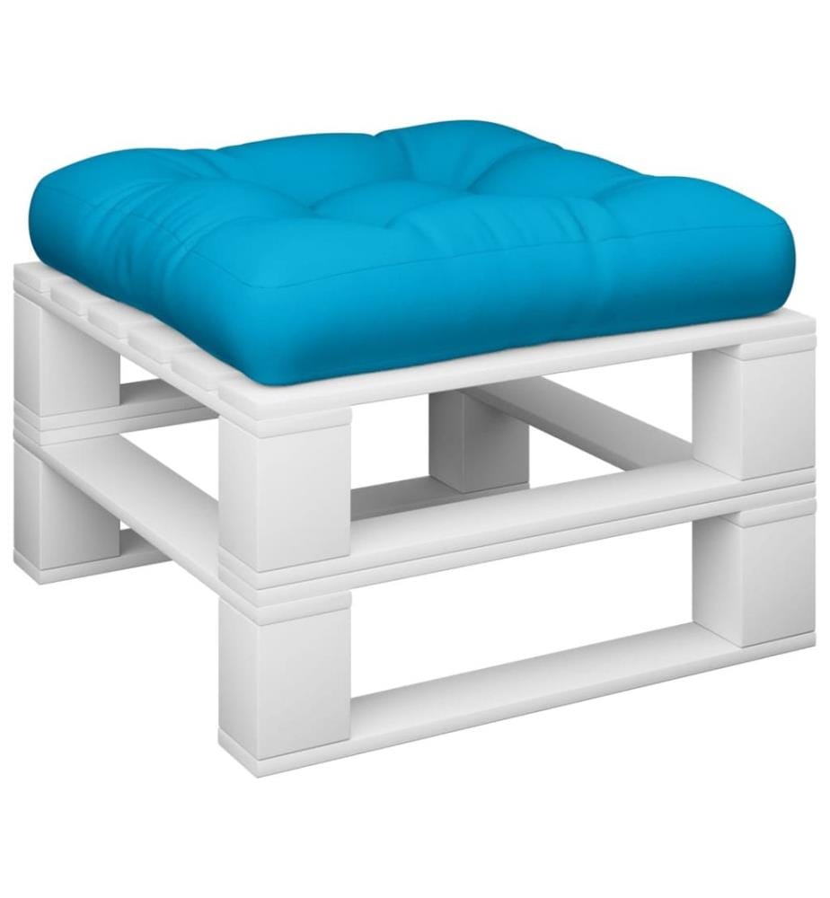 Palettenkissen Blau 50x50x12 cm Stoff