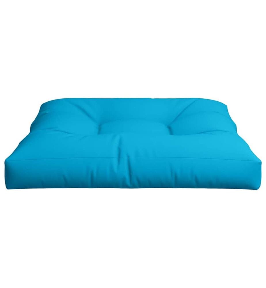 Palettenkissen Blau 70x70x12 cm Stoff