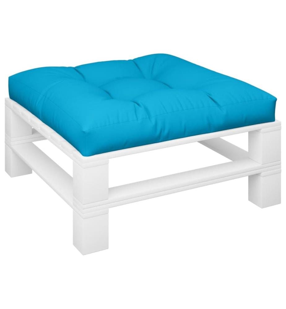Palettenkissen Blau 80x80x12 cm Stoff
