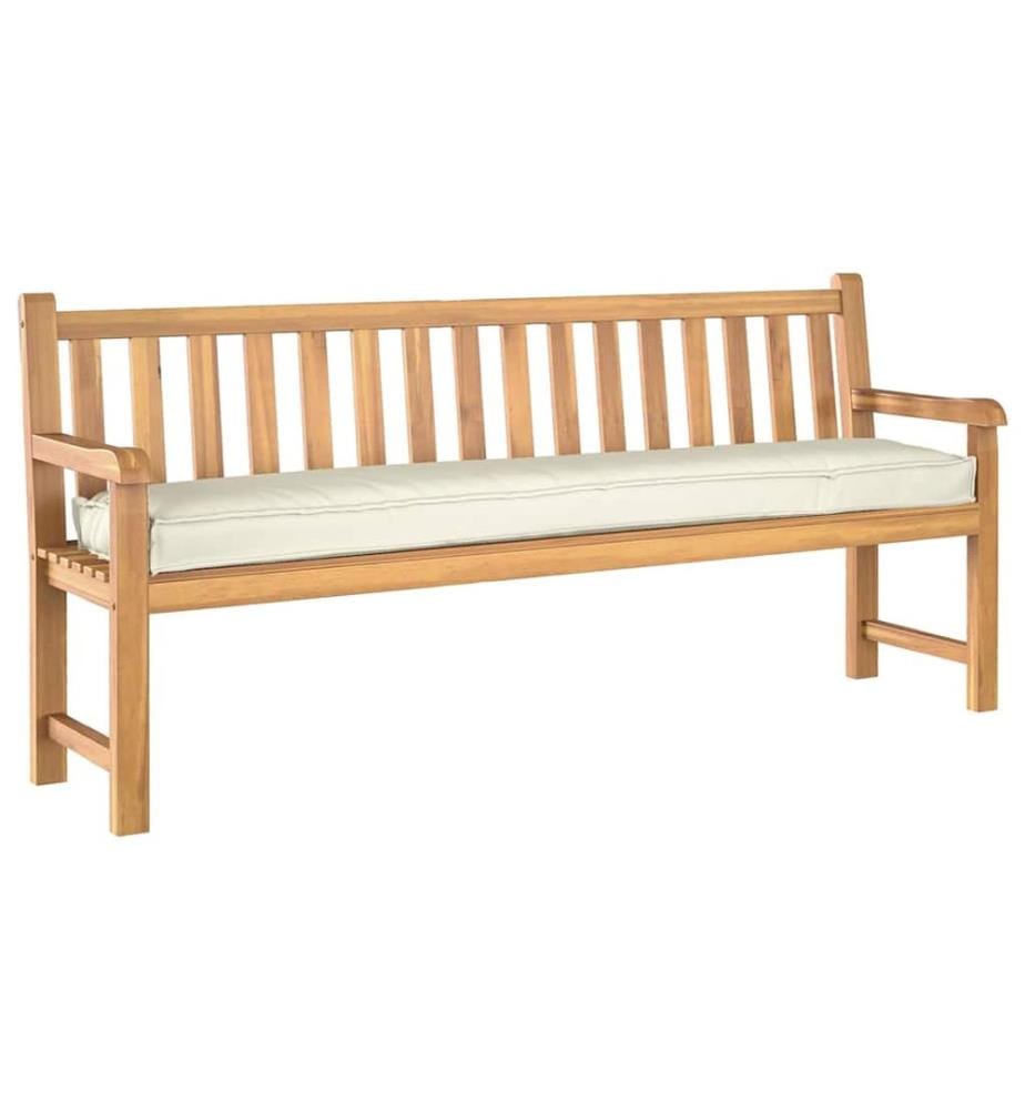 Palettenkissen Creme 200 x 40 x 8 cm Oxford-Stoff