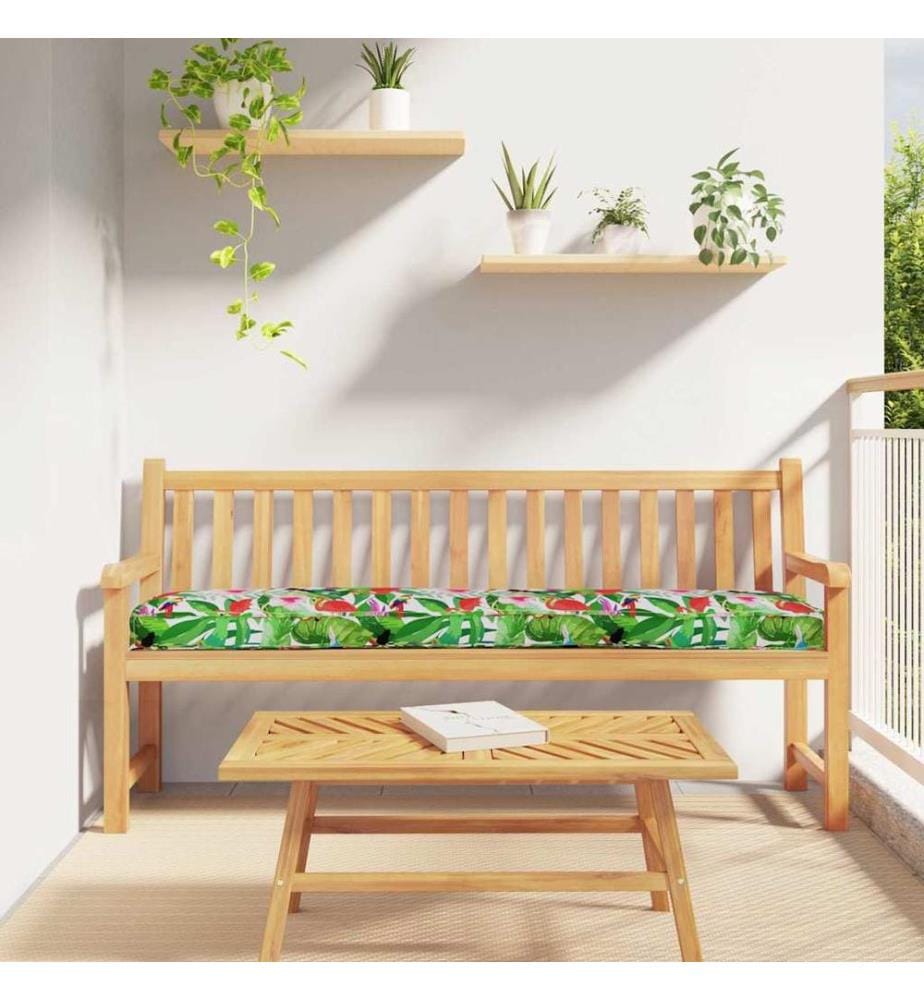 Coussin de palette Floral Jungle tropicale 180 x 40 x 8 cm