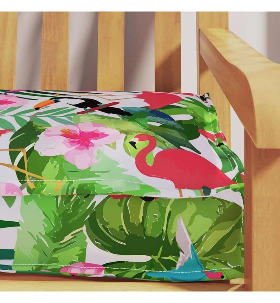 Coussin de palette Floral Jungle tropicale 180 x 40 x 8 cm