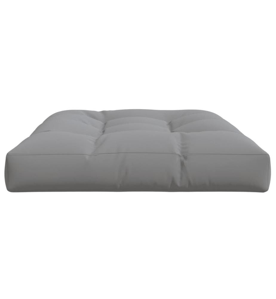 Palettenkissen Grau 120x80x12 cm Stoff