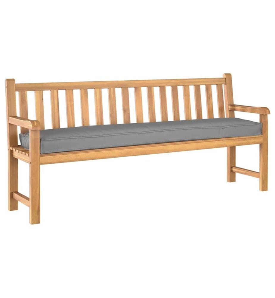 Palettenkissen Grau 200 x 40 x 8 cm Oxford-Stoff