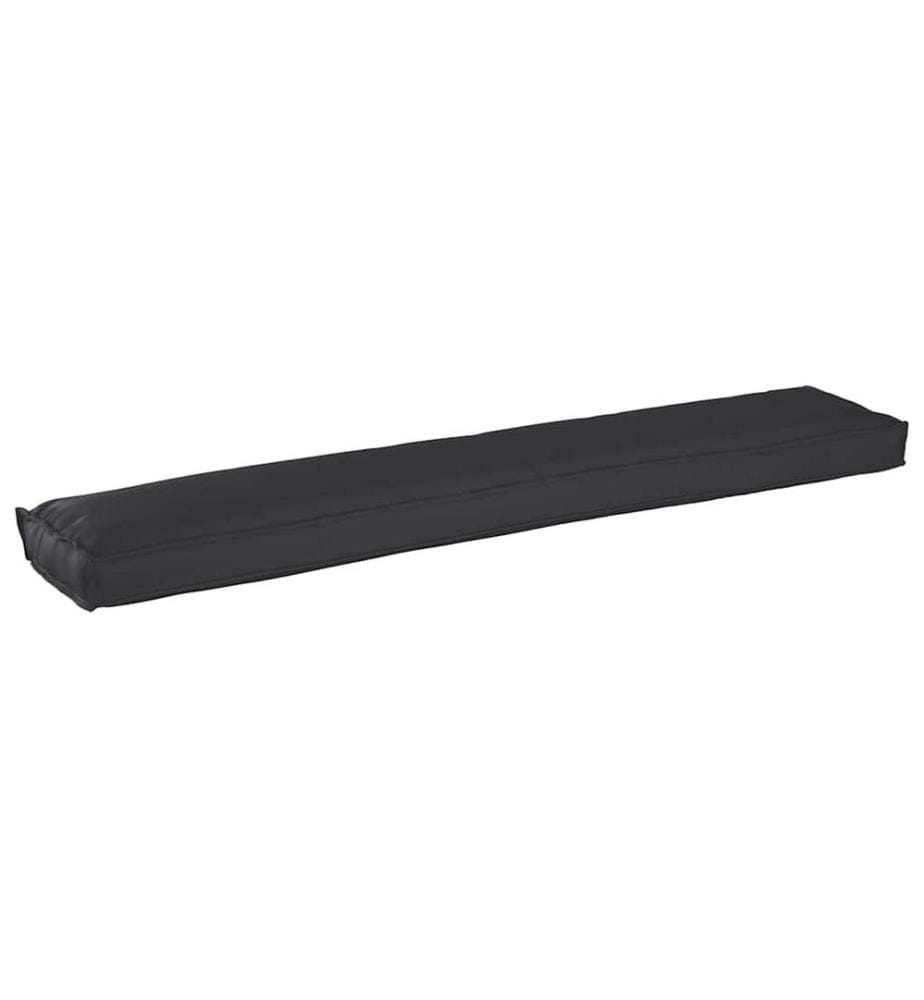 Palettenkissen Schwarz 200 x 40 x 8 cm Oxford-Stoff