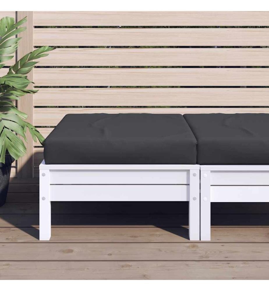 Palettenkissen Schwarz 60x60x8 cm Oxford-Gewebe