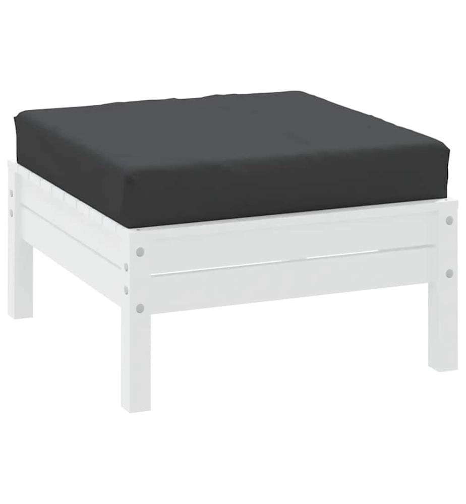 Palettenkissen Schwarz 60x60x8 cm Oxford-Gewebe