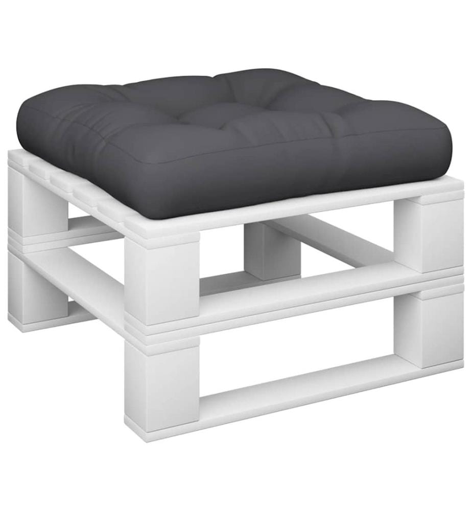 Palettenkissen Schwarz 60x61,5x10 cm Stoff