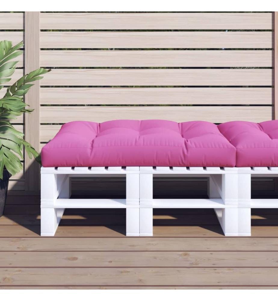 Palettenkissen Rosa 120x80x12 cm Stoff