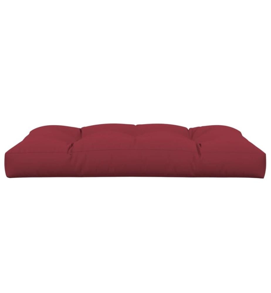 Palettenkissen Weinrot 120x80x12 cm Stoff