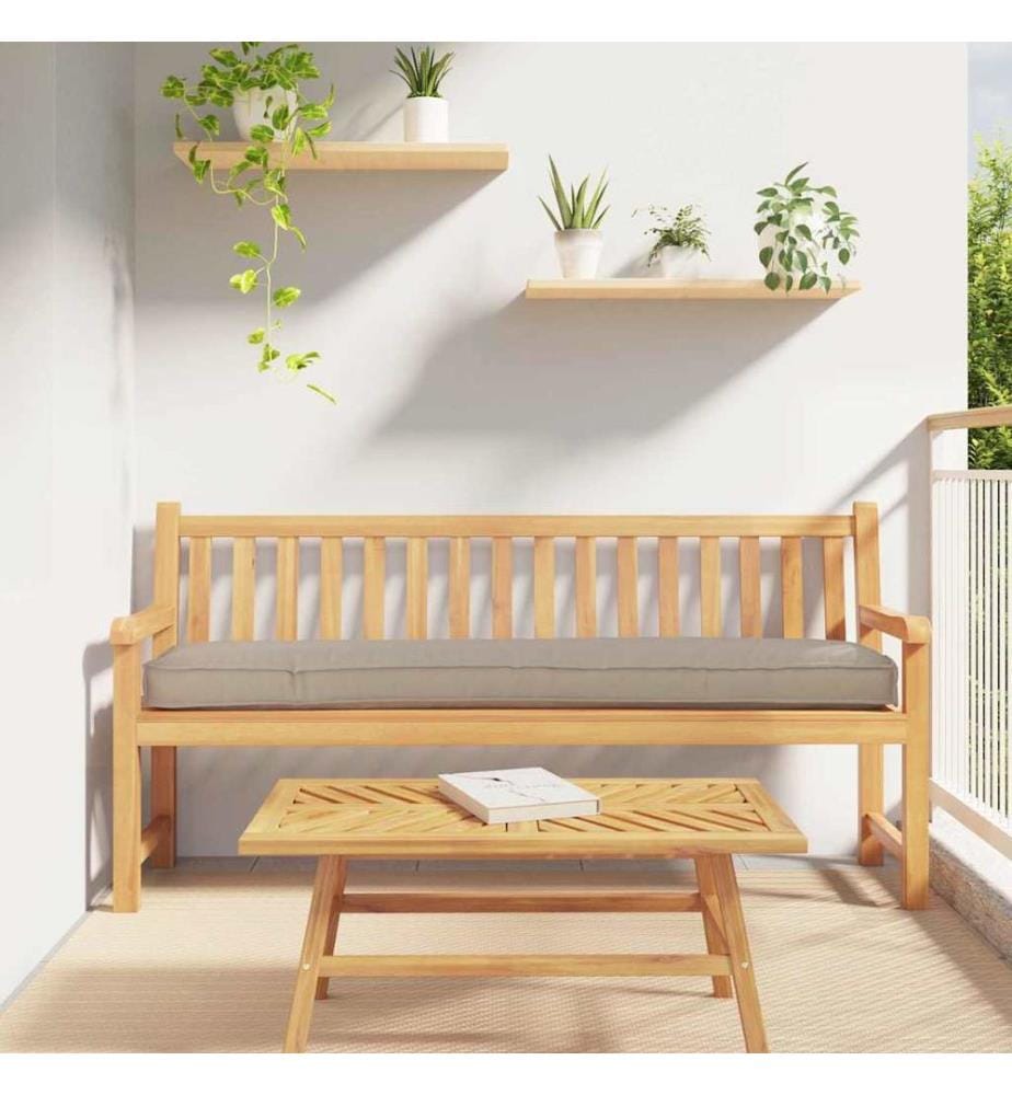Palettenkissen Taupe 200 x 40 x 8 cm Oxford-Stoff