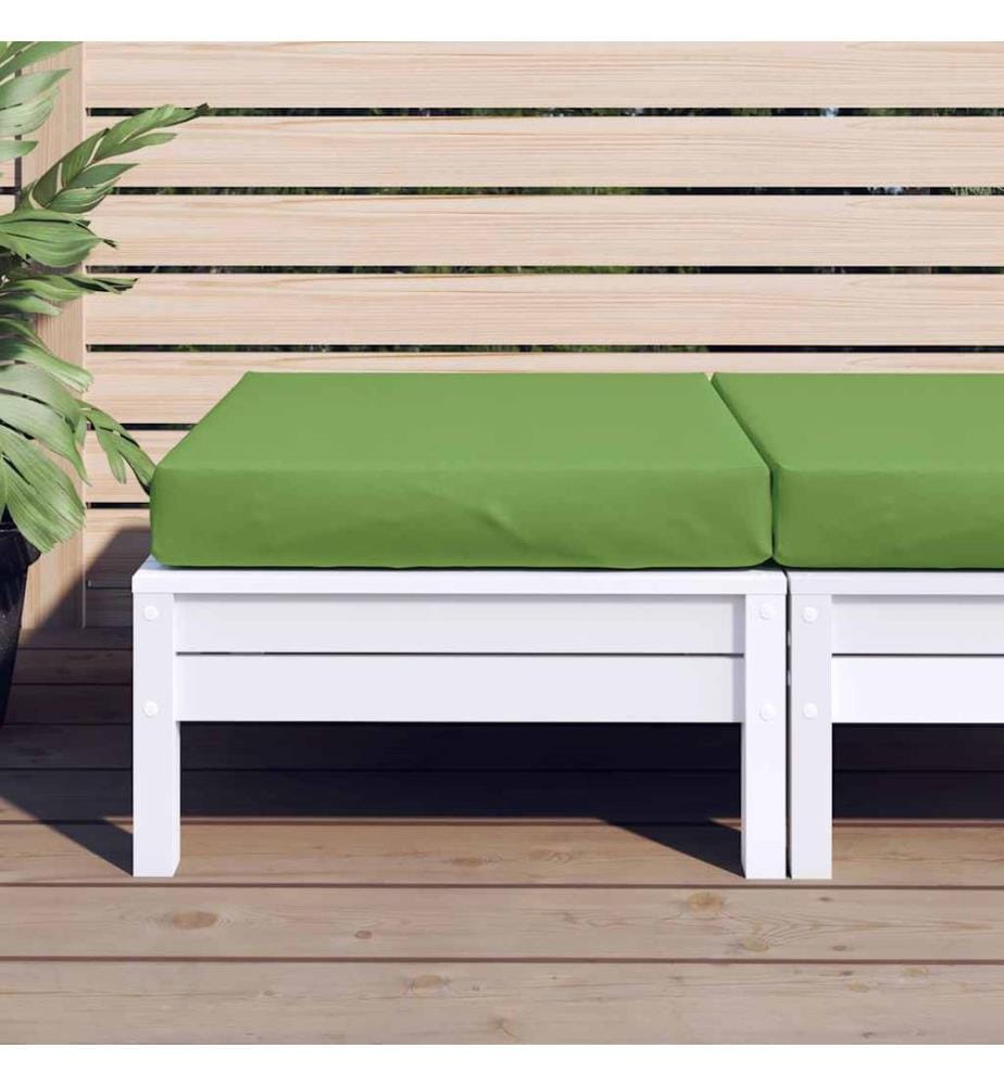 Coussin de palette vert mélangé 60x60x9,5 cm tissu