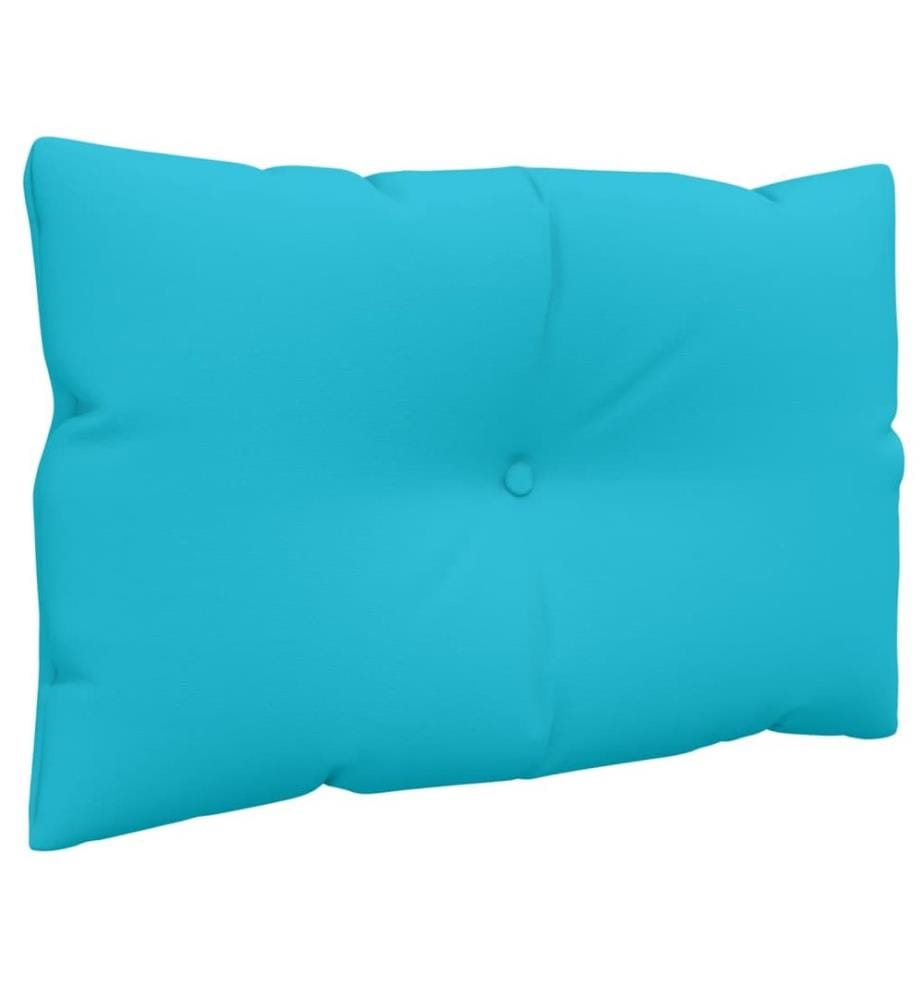 Coussins de palette 2 pcs turquoise tissu Oxford