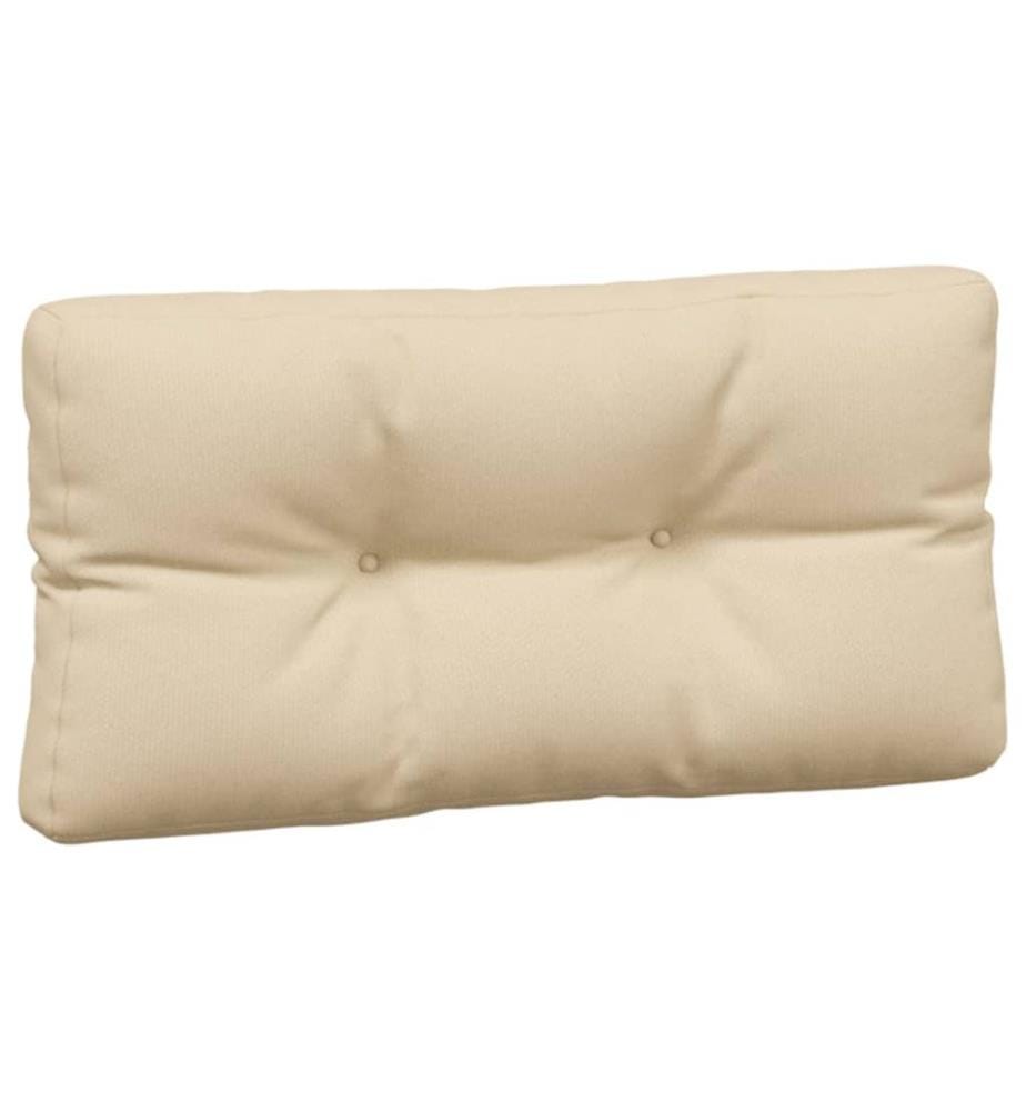 Palettenkissen 5-tlg. Beige Stoff