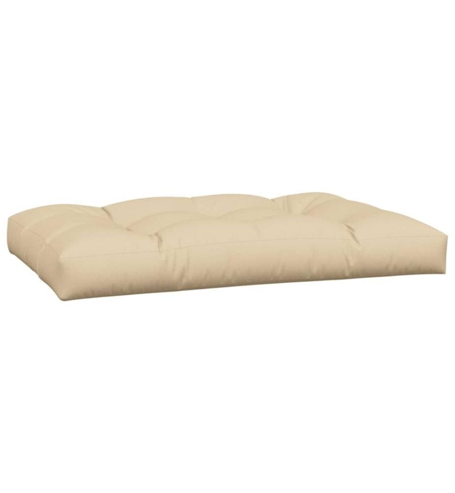 Palettenkissen 2-tlg. Beige Stoff