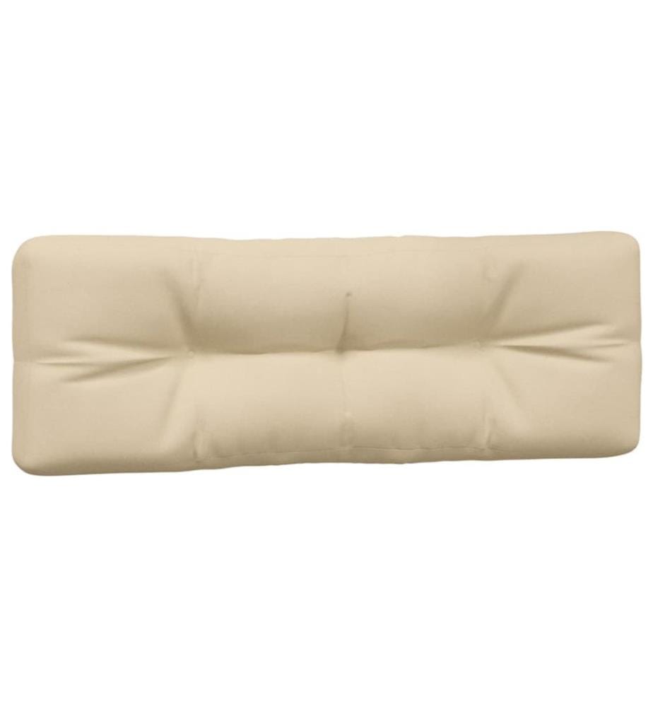 Palettenkissen 2-tlg. Beige Stoff