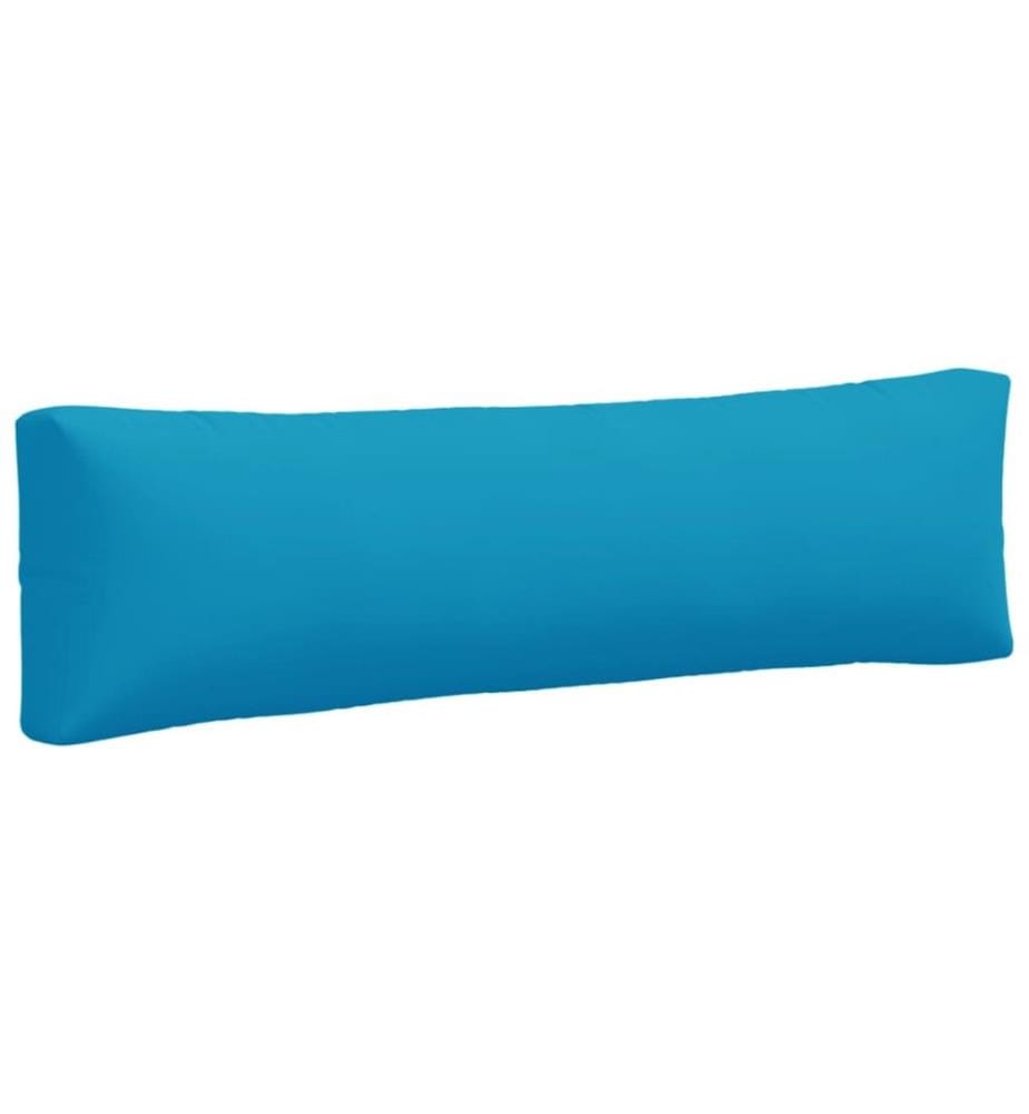 Palettenkissen 2-tlg. Hellblau Stoff
