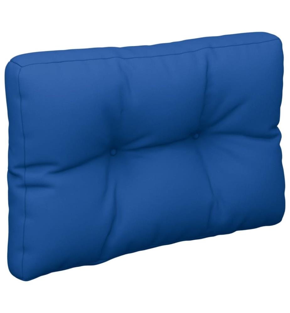 Coussins de palette lot de 2 bleu royal tissu