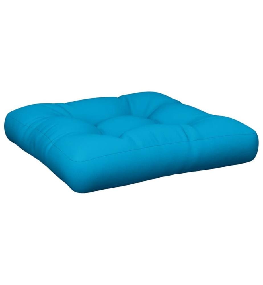 Palettenkissen 2 Stk. Blau Stoff