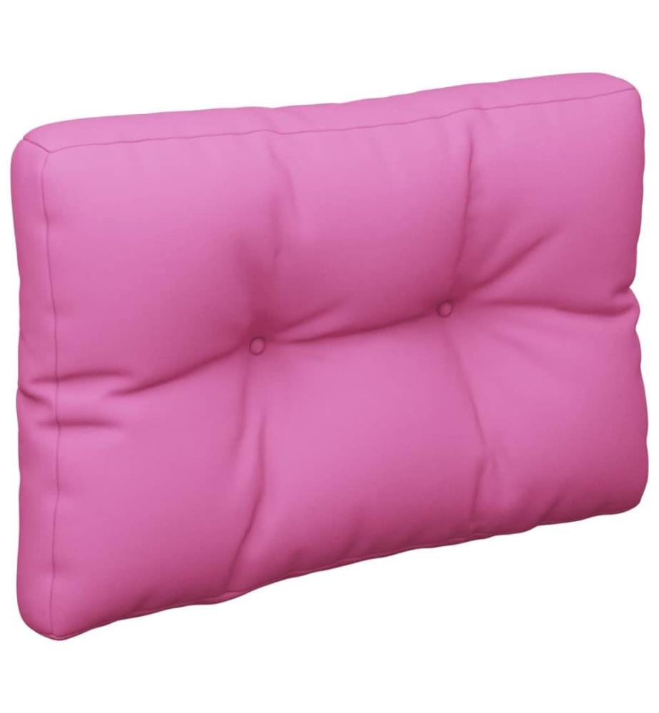Coussins de palette lot de 2 rose tissu