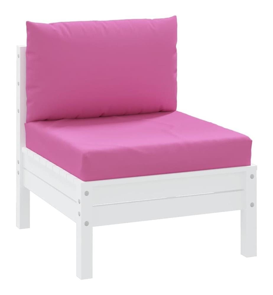 Palettenkissen 2 Stk. Rosa Oxford-Gewebe