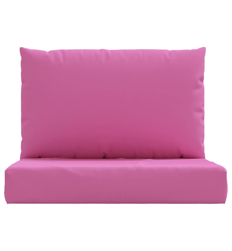 Palettenkissen 2 Stk. Rosa Oxford-Gewebe