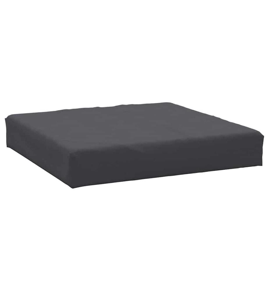 Coussins de palette lot de 3 anthracite tissu oxford