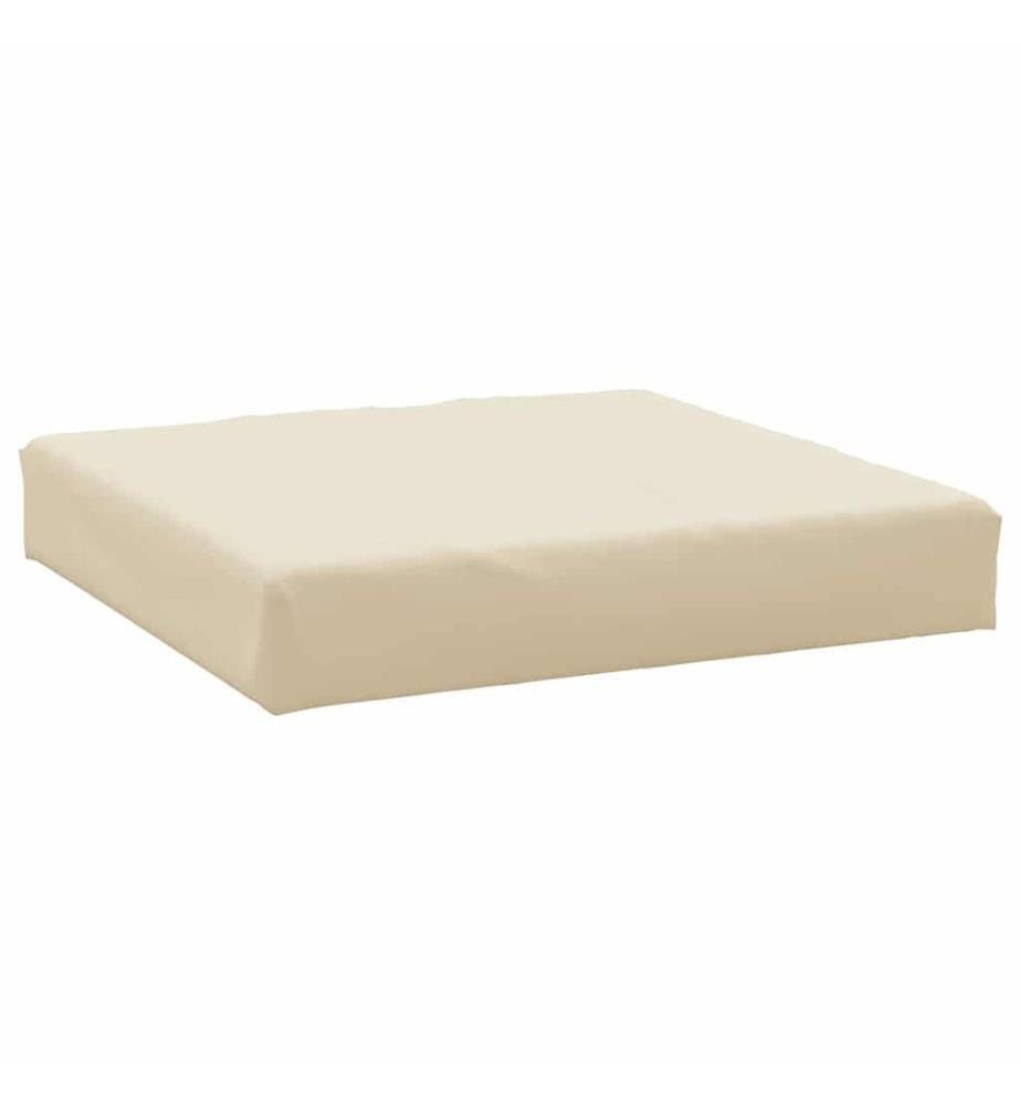 Palettenkissen 3-tlg. Beige Oxford-Gewebe
