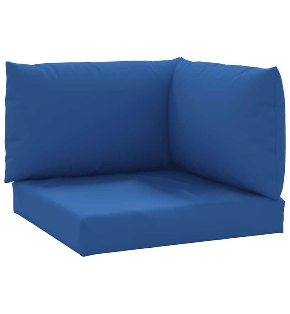 Palettenkissen 3-tlg. Blau Oxford-Gewebe