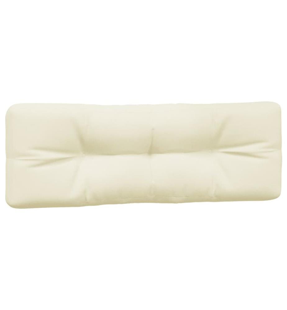 Palettenkissen 3-tlg. Creme Stoff