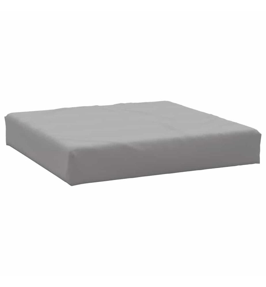 Coussins de palette lot de 3 gris tissu oxford