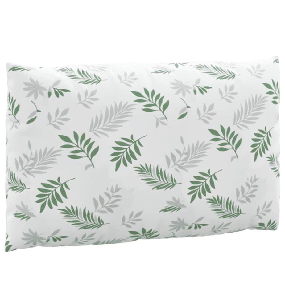Coussins de palette lot de 3 motif de feuilles tissu Oxford