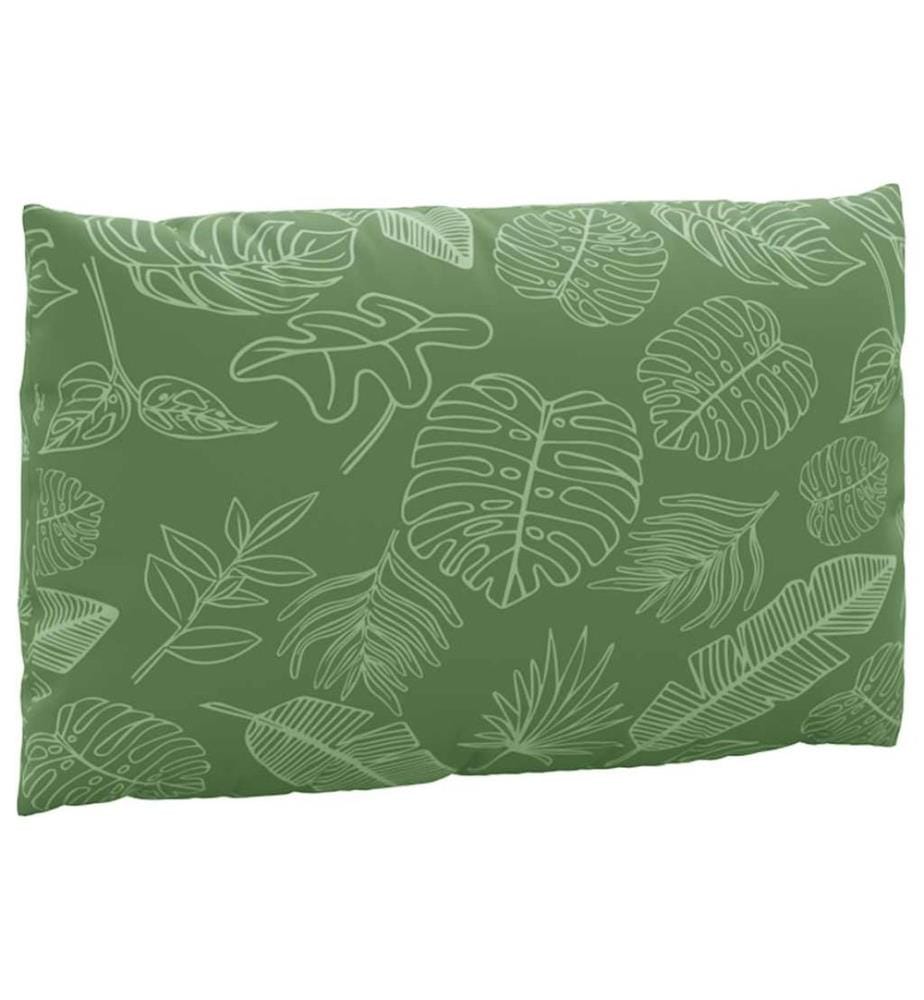 Coussins de palette lot de 3 motif de feuilles tissu Oxford