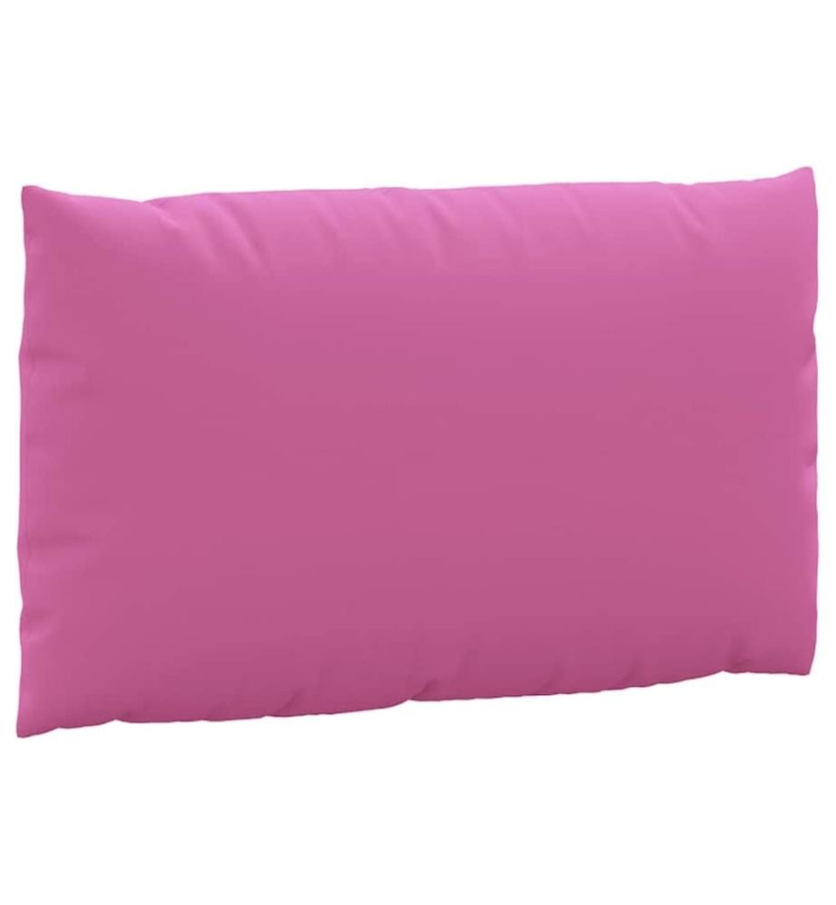 Coussins de palette lot de 3 rose tissu Oxford