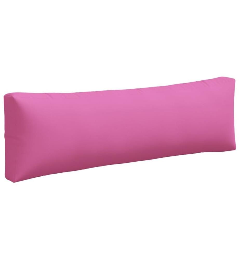 Coussins de palette lot de 3 rose tissu Oxford