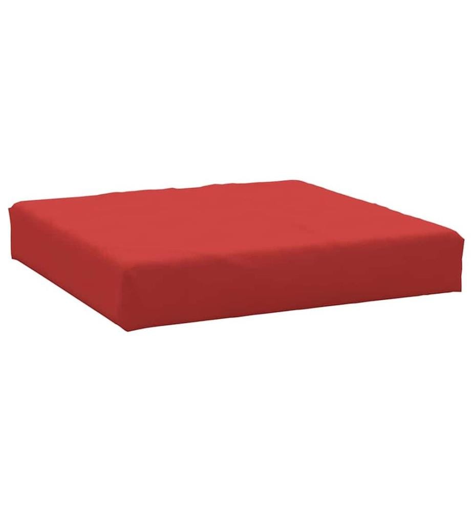Coussins de palette lot de 3 rouge tissu oxford