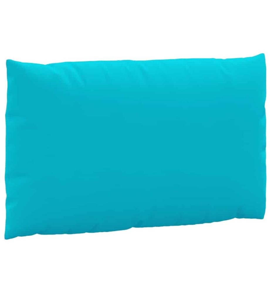 Coussins de palette lot de 3 turquoise tissu Oxford